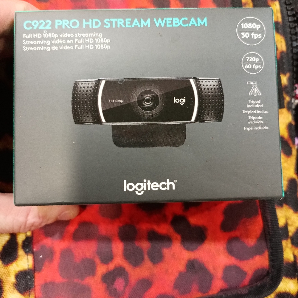 Logitech C922 pro HD stream Webcam